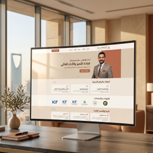 تصميم موقع إلكتروني خاص بالمدربين